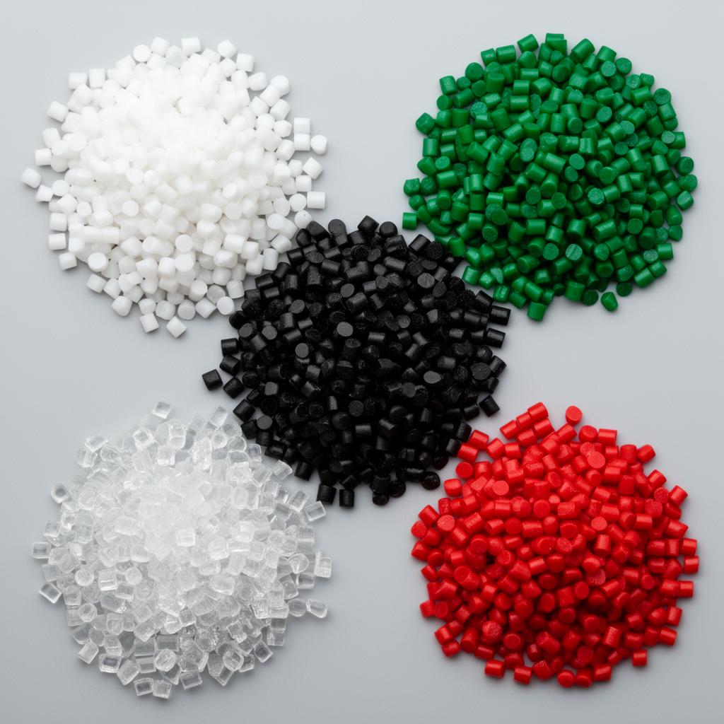 Plastic resin pellets: ABS, PP, HDPE, PS
